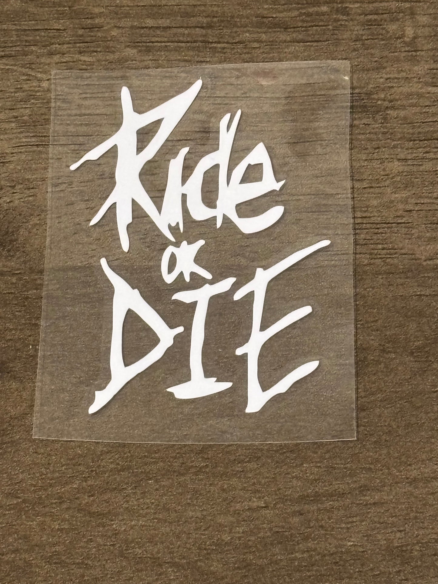Ride Or Die Bike Decal
